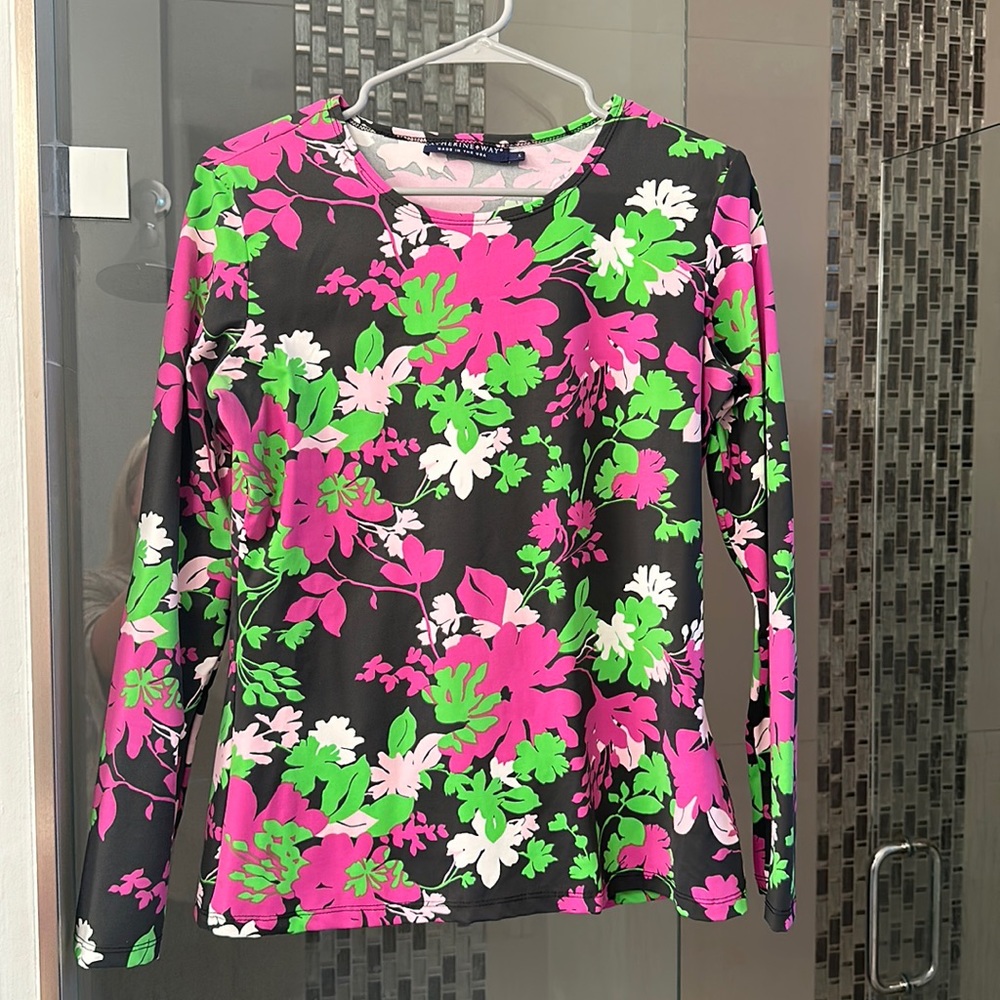 Floral long sleeve Katherine way tee
